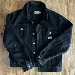 Calvin Klein Jeans black denim jacket